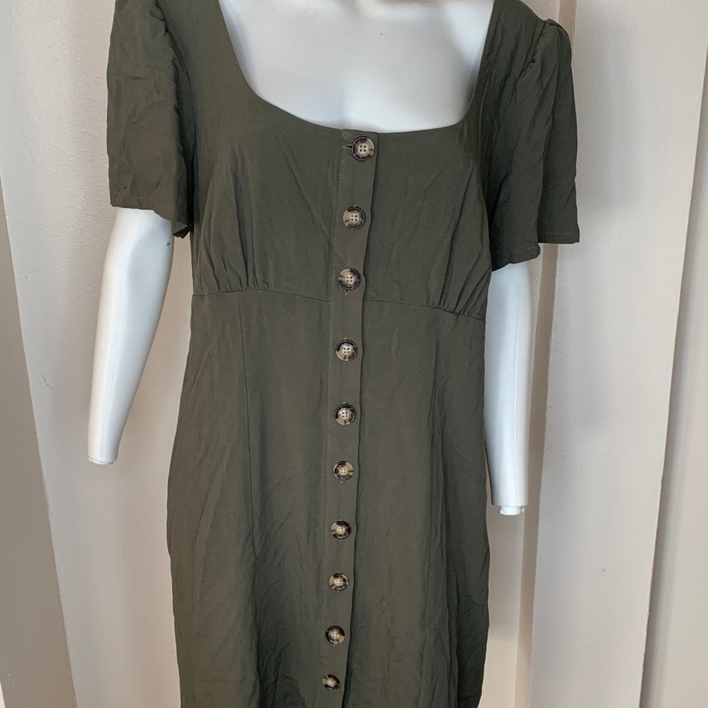 Express Button Down Dress